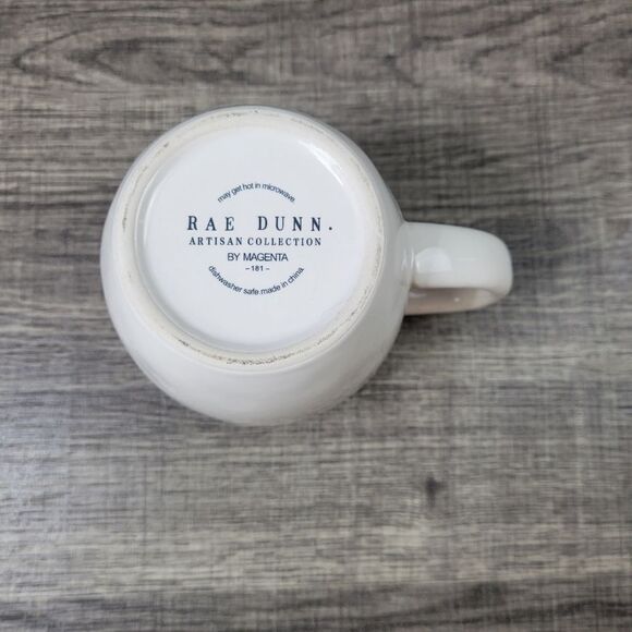 Rae Dunn Artisan Collection Farmhouse Scaredy Cat Halloween Mug - Picture 6 of 6